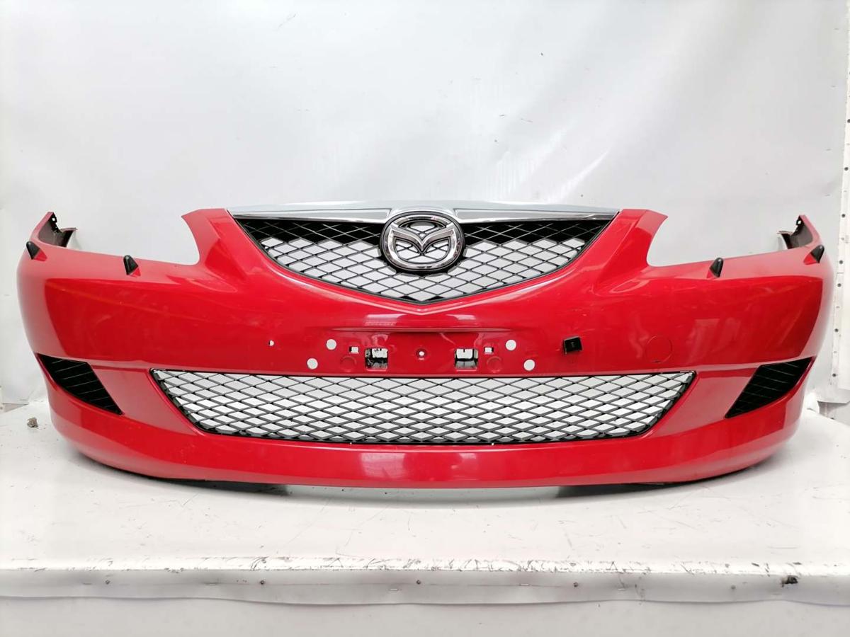 Mazda 6 GG GY Bj.2003 original Stoßstange Stossfänger vorn Rot